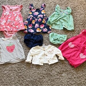 Colorful Baby Girl Clothing Set